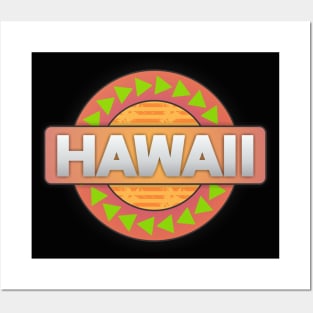 Hawaii Graphic Posters and Art